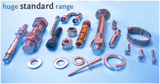 huge standard range of fasteners